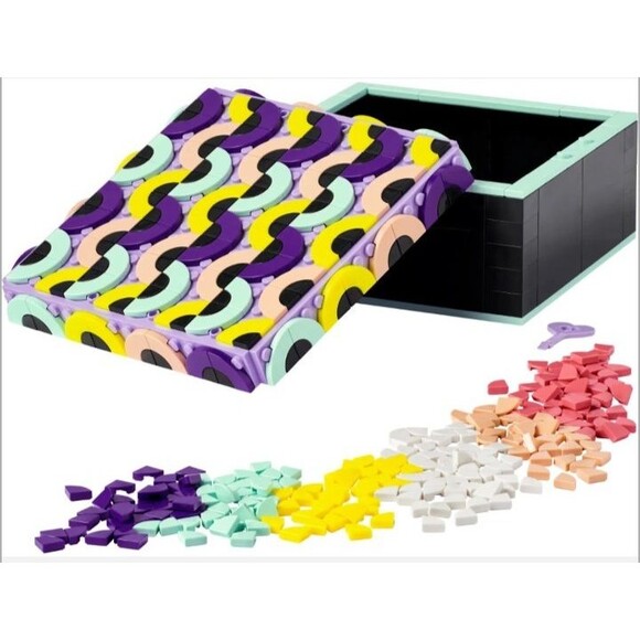 LEGO 41960 DOTS Create Your Own Storage Box Retired Imagination Decor NIB Sealed - Picture 3 of 9